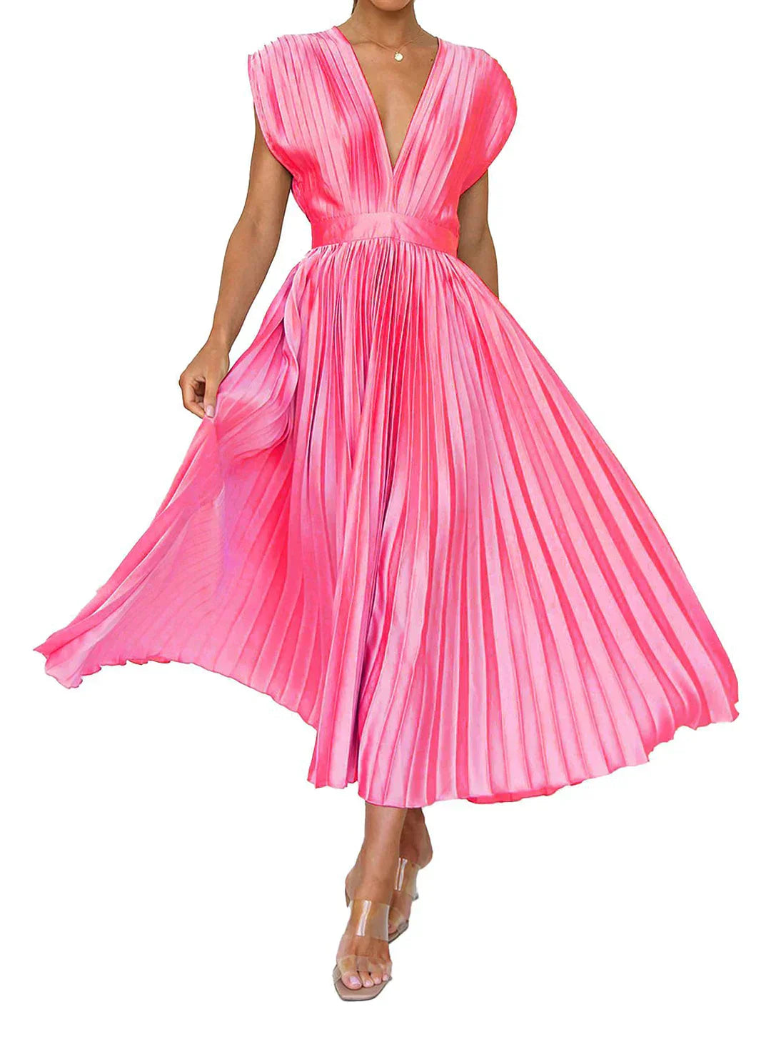 Feestjurk dames, een elegante en comfortabele maxi-jurk die veelzijdig is.