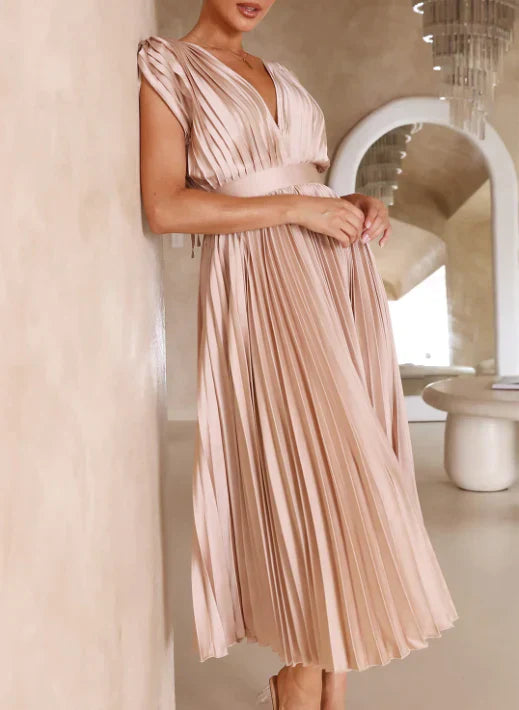 Zachte en comfortabele dames maxi-jurk, perfect voor zomerse dagen.