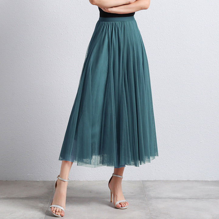 Zomerse elegante maxi rok dames, met luchtige lagen en een comfortabele pasvorm.