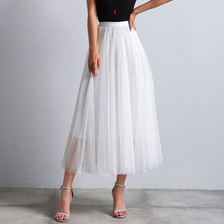 Lange gelaagde zomerrok voor dames, elegant en veelzijdig voor warme dagen.