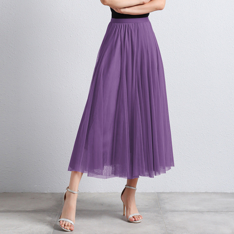 Zomerse elegante damesrok, lange maxi stijl met luchtige lagen voor comfort.