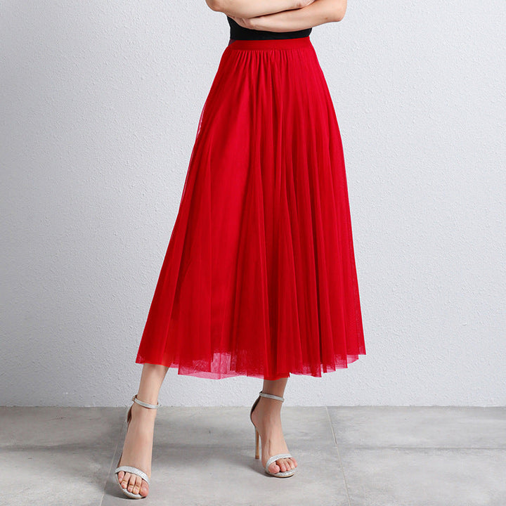 Damesmode: stijlvolle gelaagde maxi rok, elegant en luchtig voor elke gelegenheid.