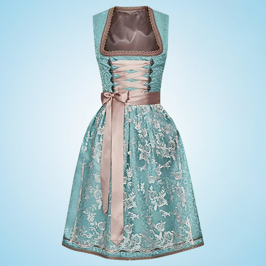 Elegante dames Oktoberfest jurk met rijke borduursels, stijlvol ontwerp, perfecte pasvorm, comfortabele stof.