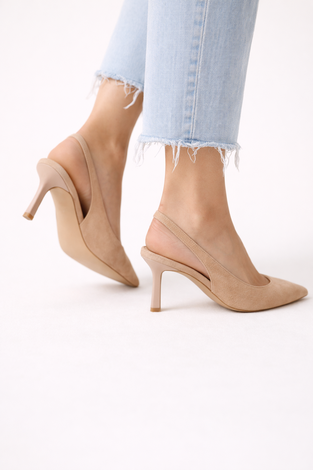 Veelzijdige dames slingback hakken, perfect voor zowel feestjes als een elegante dagelijkse outfit.