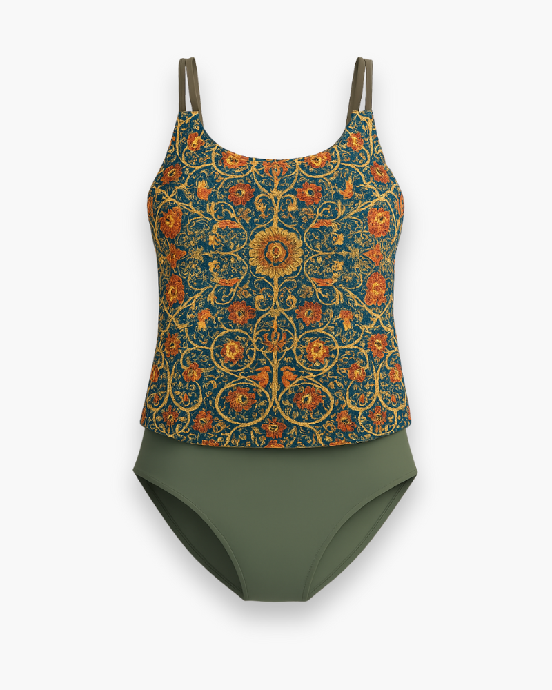 Elegante dames tankini badpak, perfect voor strand en zwembad. Comfortabele zwemkleding voor de zomer.