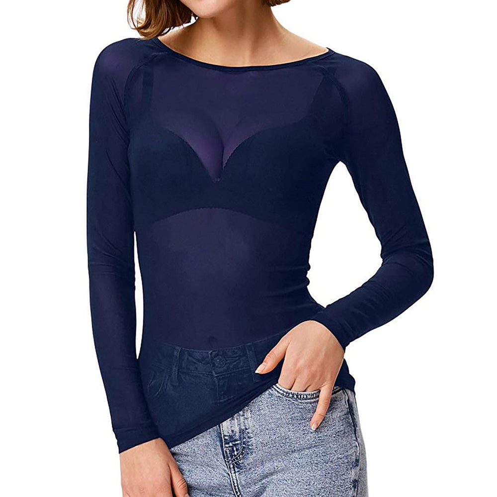 Stijlvolle dames top met lange mouwen, ideaal voor modebewuste vrouwen. Geschikt voor zowel casual als zakelijk.