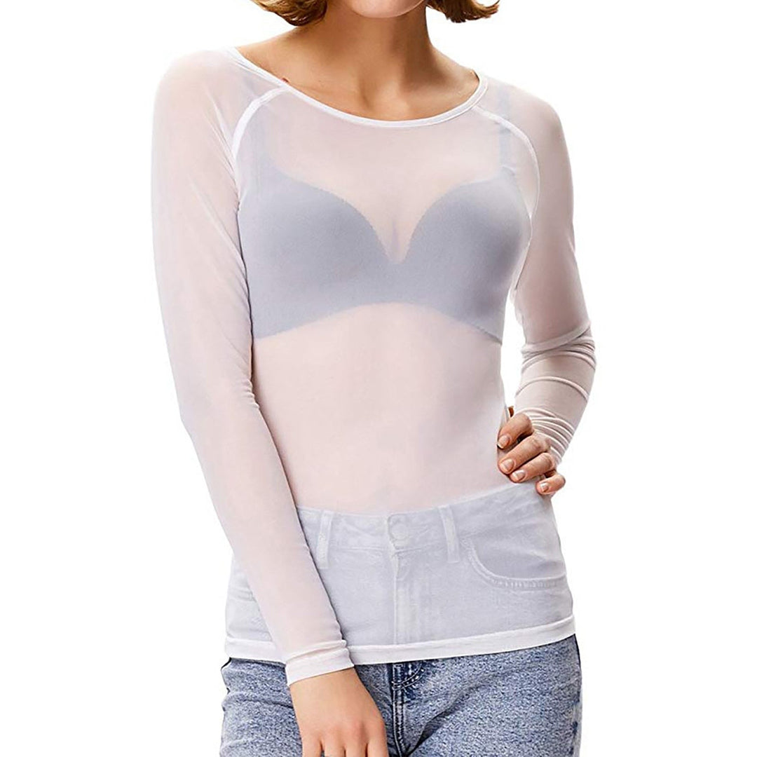 Comfortabele dames top met lange mouwen, een veelzijdige keuze voor elke gelegenheid. Elegante mode voor haar.