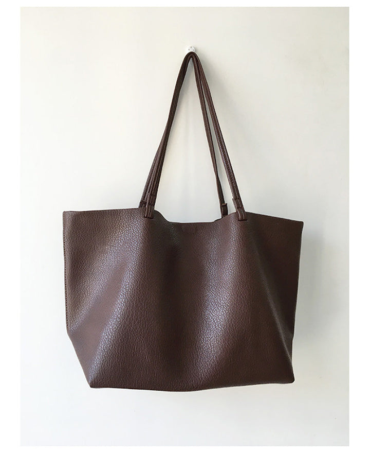 Functionele dames tote bag, ruime werktas. Modieuze schoudertas voor alle benodigdheden.