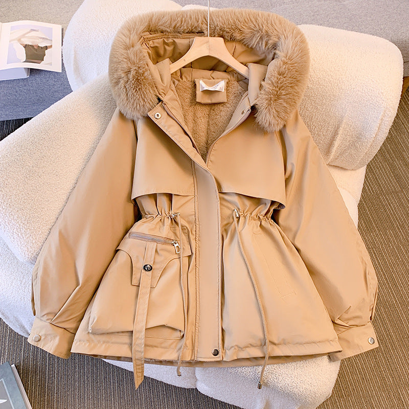 Dames winterkleding: elegante en warme parka jas, ideaal voor dagelijks gebruik in de kou.