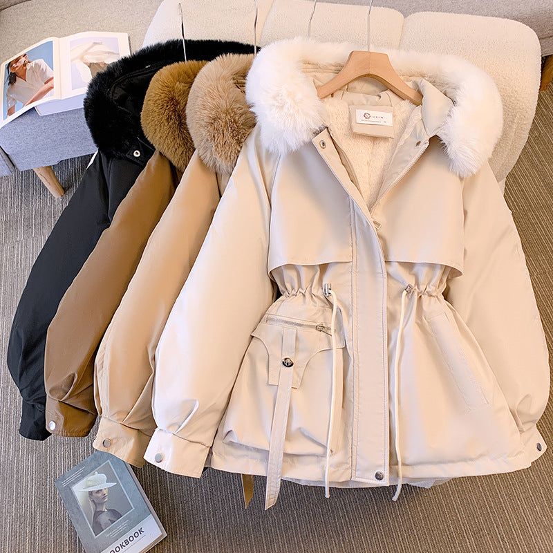 Luxe dames winterjas, parka met elegante uitstraling, houdt je warm en stijlvol deze winter.