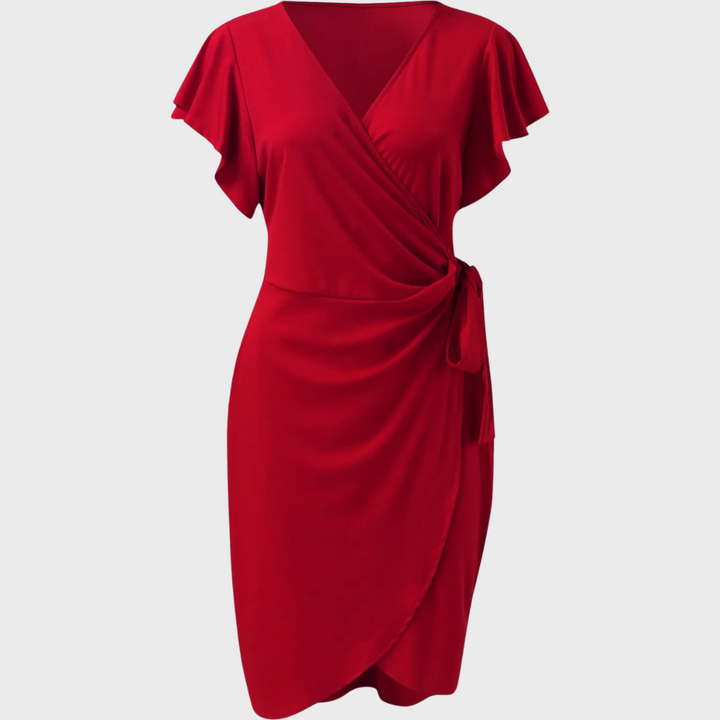 Flatterende luchtige dames zomerjurk, comfortabel en elegant, ideaal voor een relaxte zomerdag.