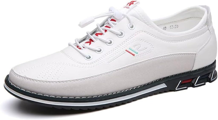 "Elegante formele heren schoenen van leer met tijdloos ontwerp, elastische veters, ademend materiaal en lichte schokabsorptie