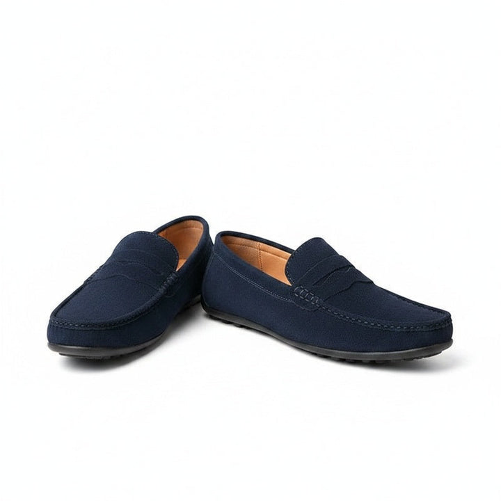 Elegante heren penny loafers, instapmodel met klassieke mocassin neus en antislipzool, ideaal voor smart casual.