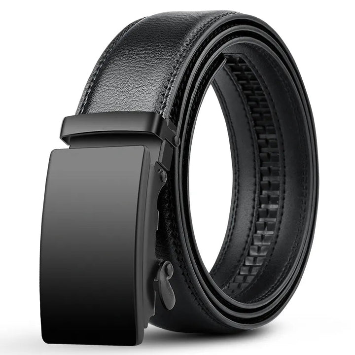 Elegante herenriem met automatische gesp, perfect voor zakelijke en casual outfits. Stijlvolle accessoire.
