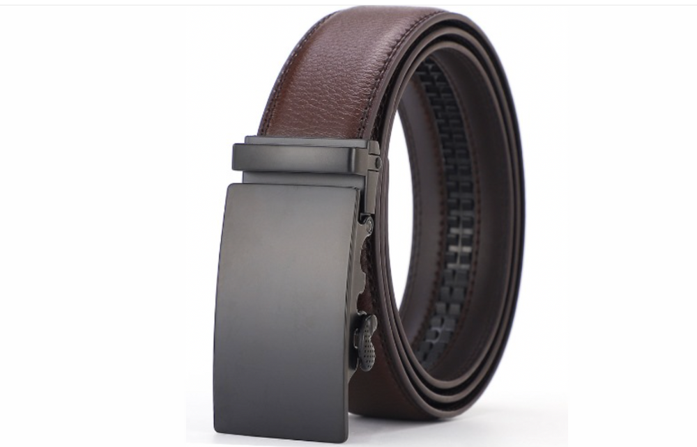 Luxe herenriem met automatische gesp, ideaal voor een zakelijke of casual look. Verstelbare en moderne mode riem.
