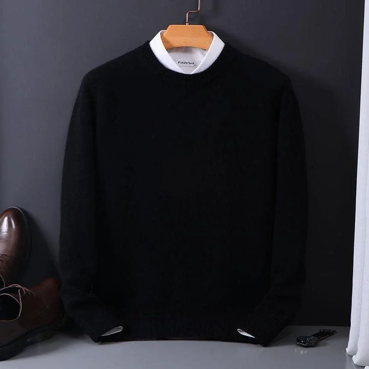 "Elegante kasjmier trui in diverse kleuren, zachte luxe stof, ideaal voor stijl en comfort op koude dagen."