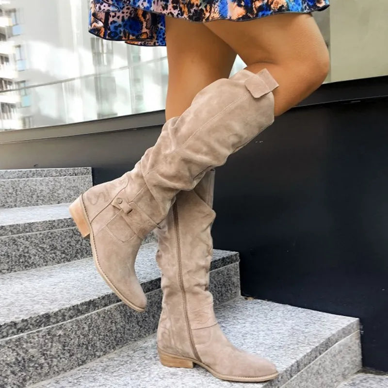 Elegante Liv dames laarzen, perfect voor herfst/winter. Comfortabel, stijlvol en veelzijdig.