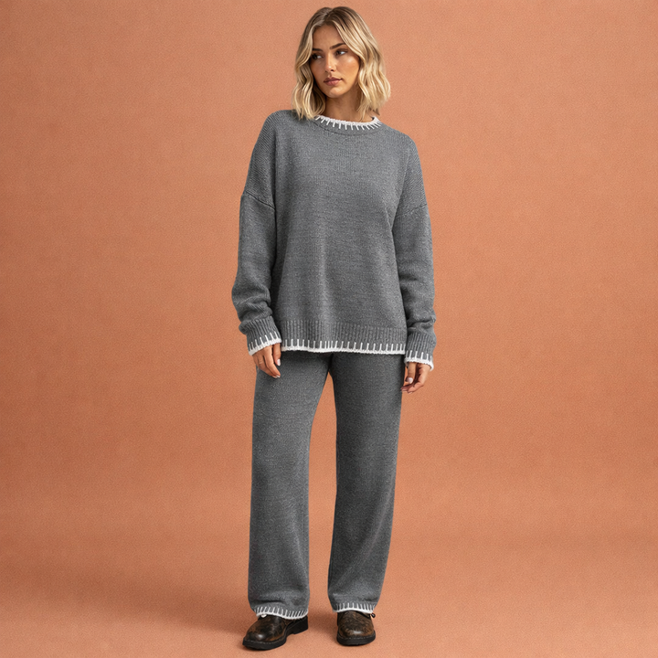 Comfortabele losvallende dames set, elegant en casual voor elke gelegenheid.