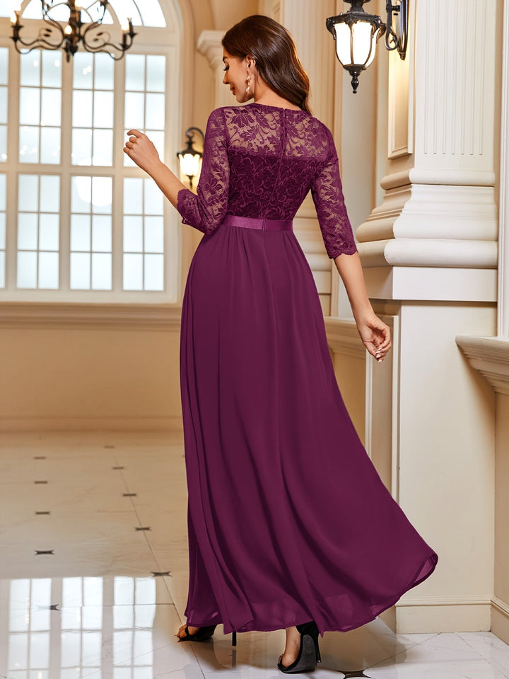 Luxe dames maxi jurk, elegante pasvorm. Ideaal als feestjurk, avondjurk of voor speciale gelegenheden.