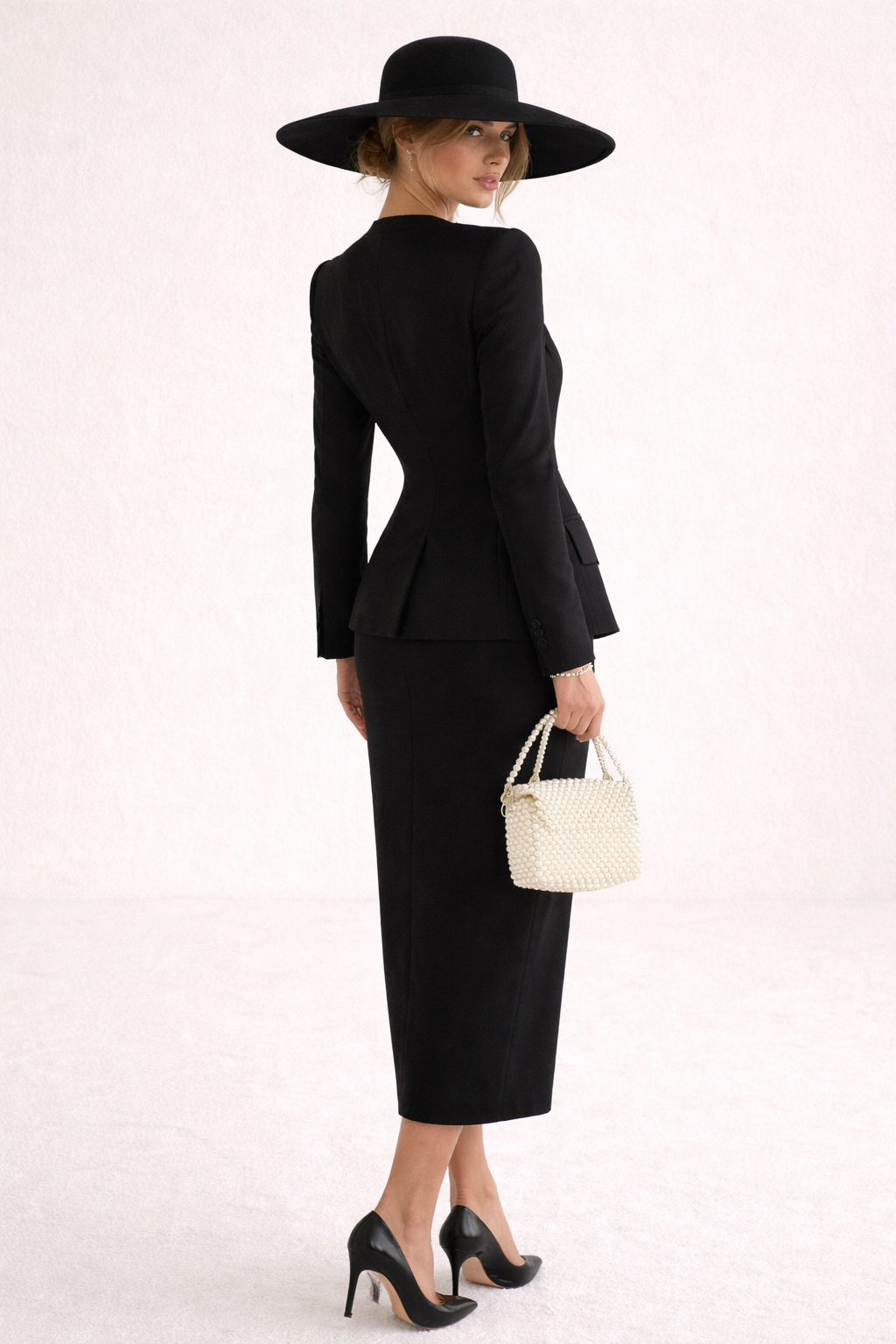 Modieuze damesset met blazer en maxirok voor vrouwen. Perfect voor een chique en professionele uitstraling.