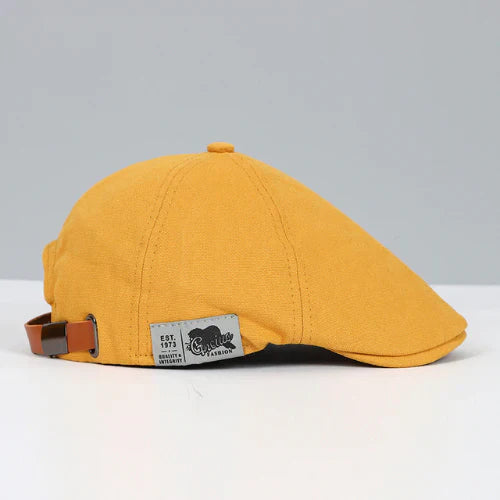 "Elegante verstelbare baret voor mannen, klassieke stijl, lichtgewicht en ademend, verkrijgbaar in zwart, rood, blauw, geel, 