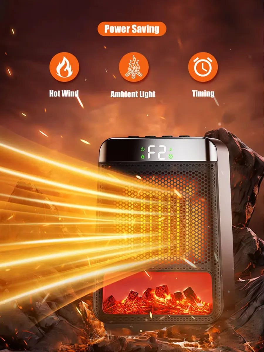 Digitale elektrische kachel met intuïtieve bediening voor energiezuinige, snelle en veilige verwarming van uw huis.