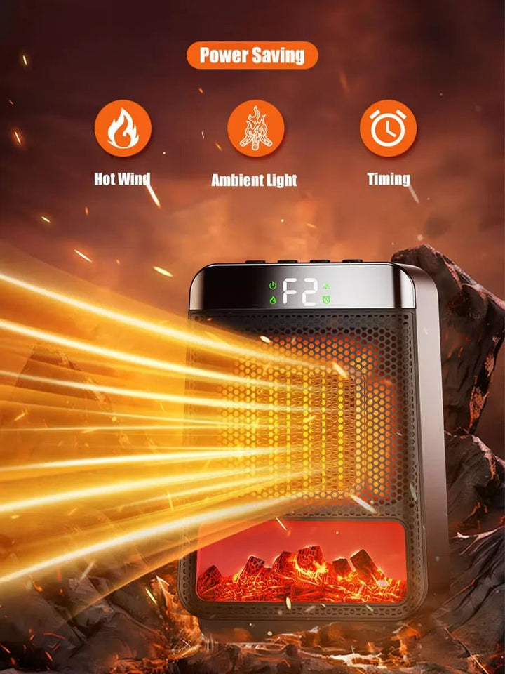 Digitale elektrische kachel met intuïtieve bediening voor energiezuinige, snelle en veilige verwarming van uw huis.