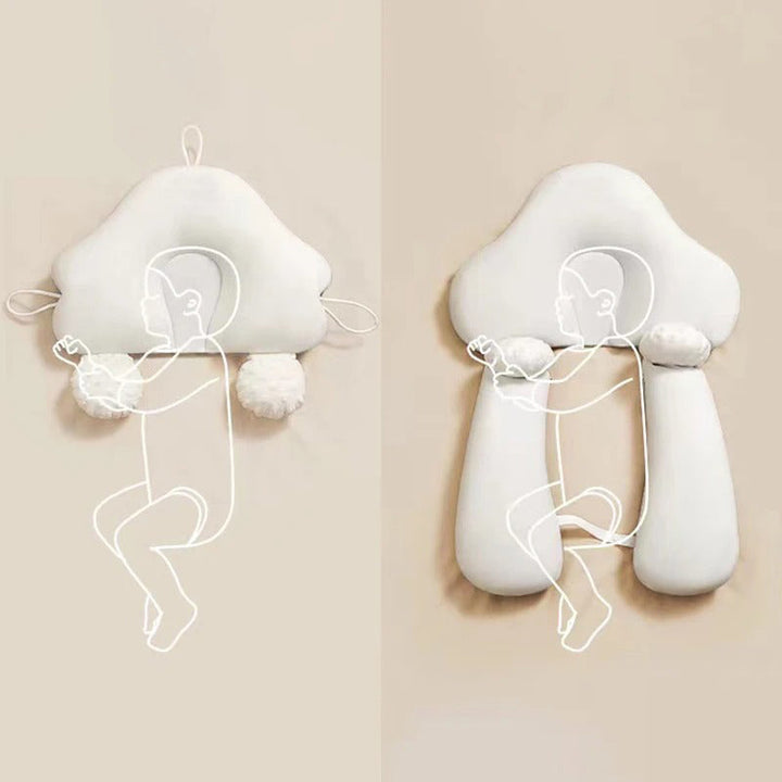 Ademend baby slaapkussen voor pasgeborenen, zorgt voor veilige en comfortabele slaapomgeving.