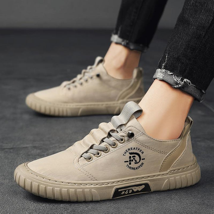 "Ergonomische comfort schoenen voor mannen met orthopedisch design, bruin leer en stijlvolle afwerking voor dagelijks gebruik