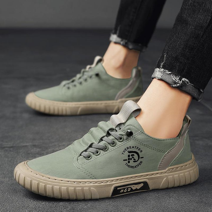 "Ergonomische comfort schoenen voor mannen met orthopedisch design, bruin leer en stijlvolle afwerking voor dagelijks gebruik