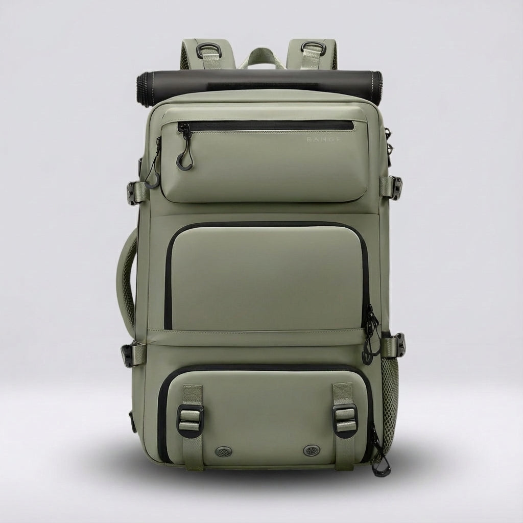 Duurzame waterdichte rugzak, unisex ergonomisch design, perfect als sport- en weekendtas.