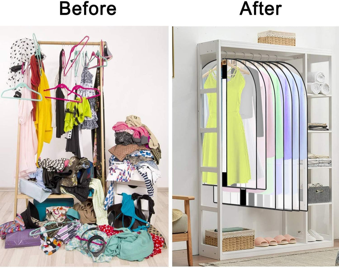 Multifunctionele kledingtas (160 cm) voor trouwjurken, avondjurken en kostuums, met rits.