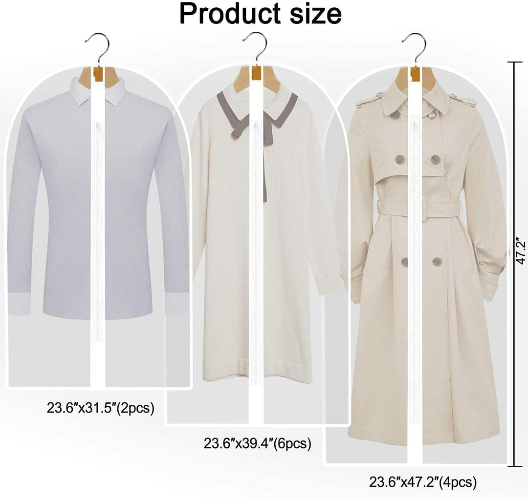 Opvouwbare kledingtas (160 cm) voor jurken, efficiënt voor zowel reizen als thuis opbergen.