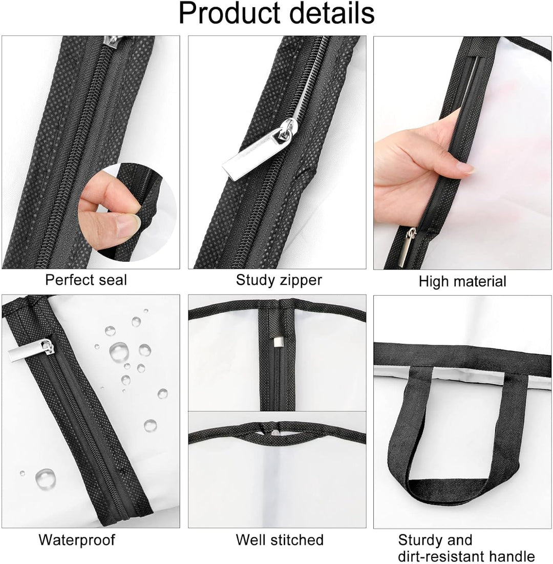 Universele beschermhoes (160 cm) voor kleding, ideaal tegen stof, motten en vocht tijdens opbergen.
