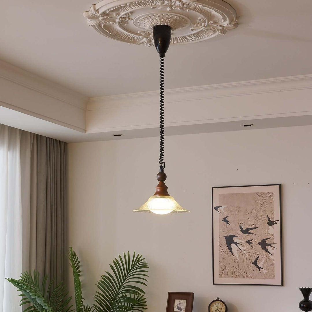 Hanglamp met Houten Accent - Stijlvol & Sfeervol