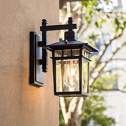 Moderne Buiten Wandlamp - Zwart Design