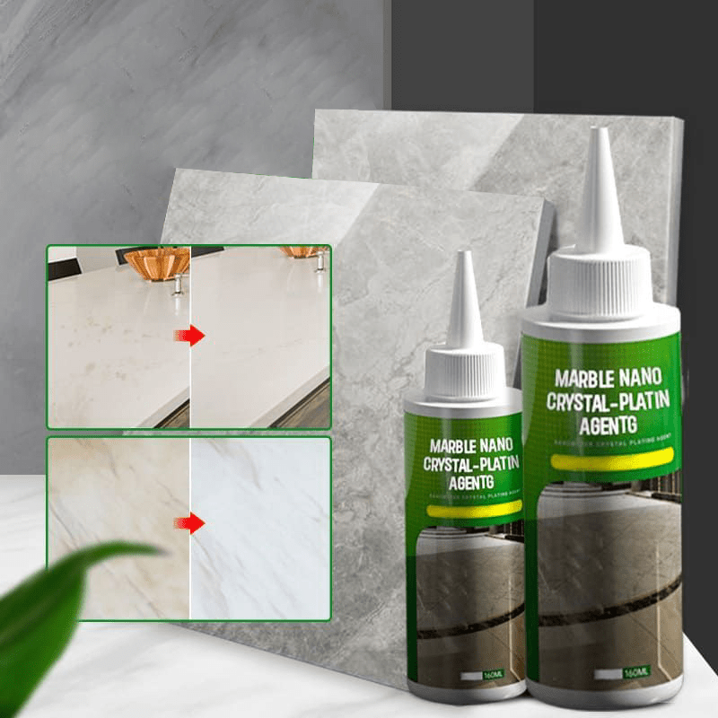 Spiegelende hoogglans afwerking op kalksteen door NanoShine Steencoating, nanotechnologie voor optimale bescherming.