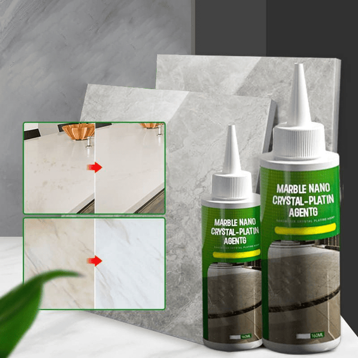 Spiegelende hoogglans afwerking op kalksteen door NanoShine Steencoating, nanotechnologie voor optimale bescherming.