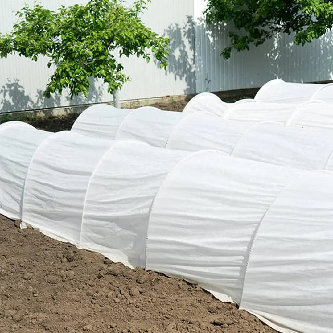 Weerbestendige glasvezel tuinboogset; duurzame plantenbescherming voor moestuin, verhoogdebedden en vroege teelt.