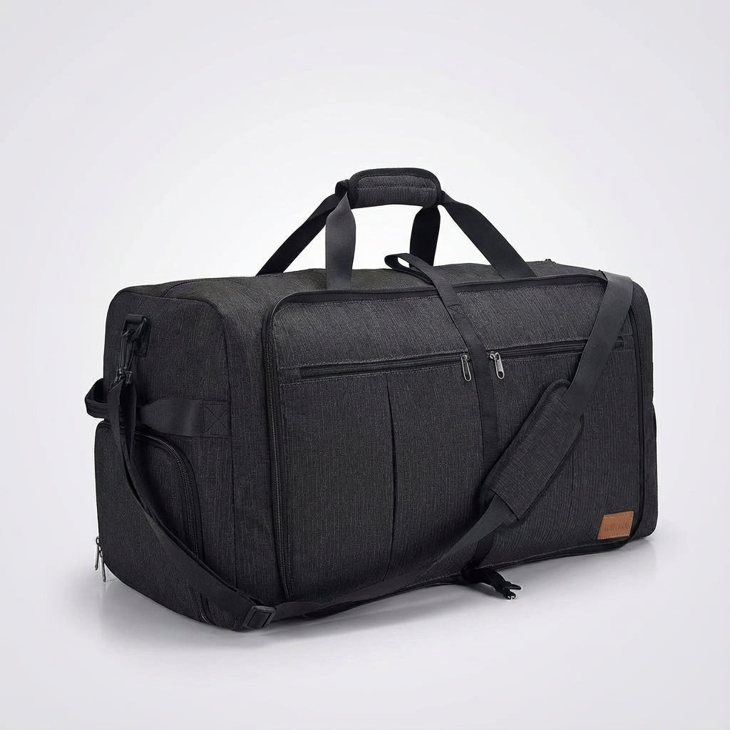 Stijlvolle FlexiHaul unisex reistas, grote opvouwbare duffeltas, perfect voor lange reizen of sportbagage.