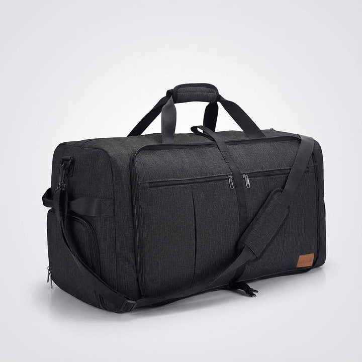 Stijlvolle FlexiHaul unisex reistas, grote opvouwbare duffeltas, perfect voor lange reizen of sportbagage.