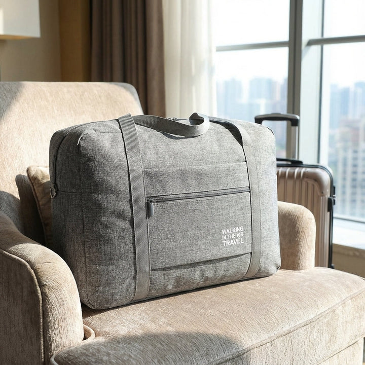 Foldara opvouwbare reistas, perfect als lichtgewicht handbagage of weekendtas voor mannen en vrouwen.