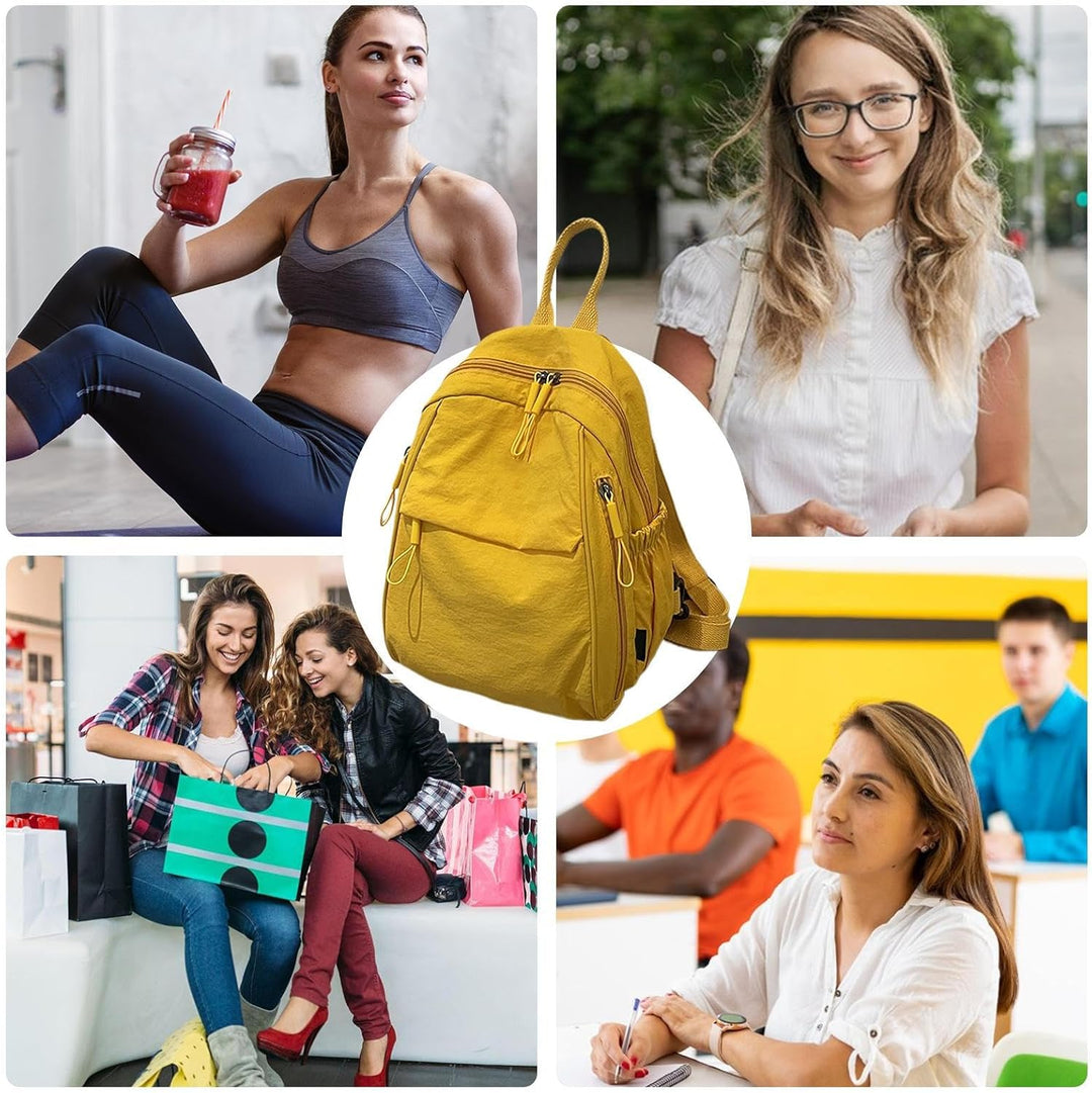 Casual Arvion rugzak, lichtgrijs & waterdicht met slimme vakken; perfect voor school of werk.