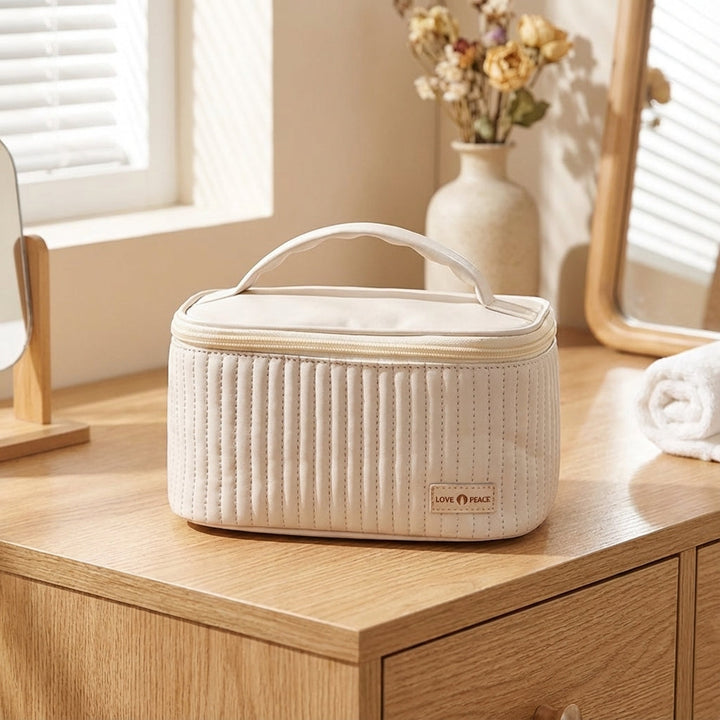 Georganiseerde toilettas NeatCase, stijlvol zwart, perfect voor al je reisbenodigdheden en cosmetica.