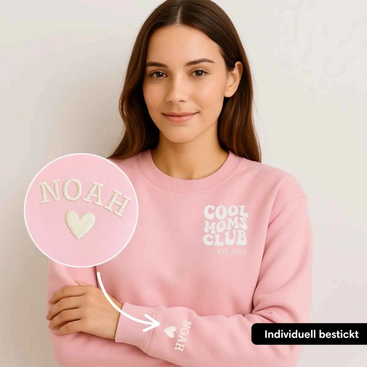 Stijlvolle dameskleding: gepersonaliseerde hoodie of sweatshirt met eigen tekst, cadeau voor Moederdag.