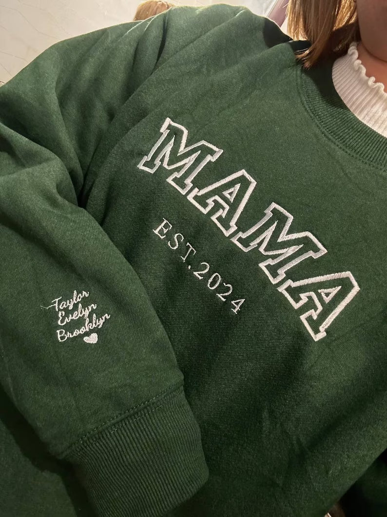 Gepersonaliseerde kleding met namen, perfect voor Moederdag.