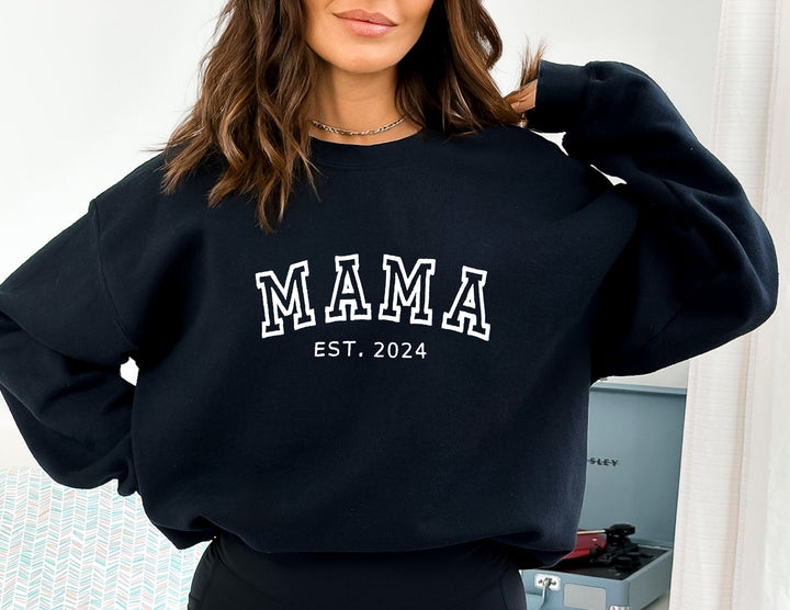 Zachte trui met geborduurde namen, perfect cadeau voor elke mama.