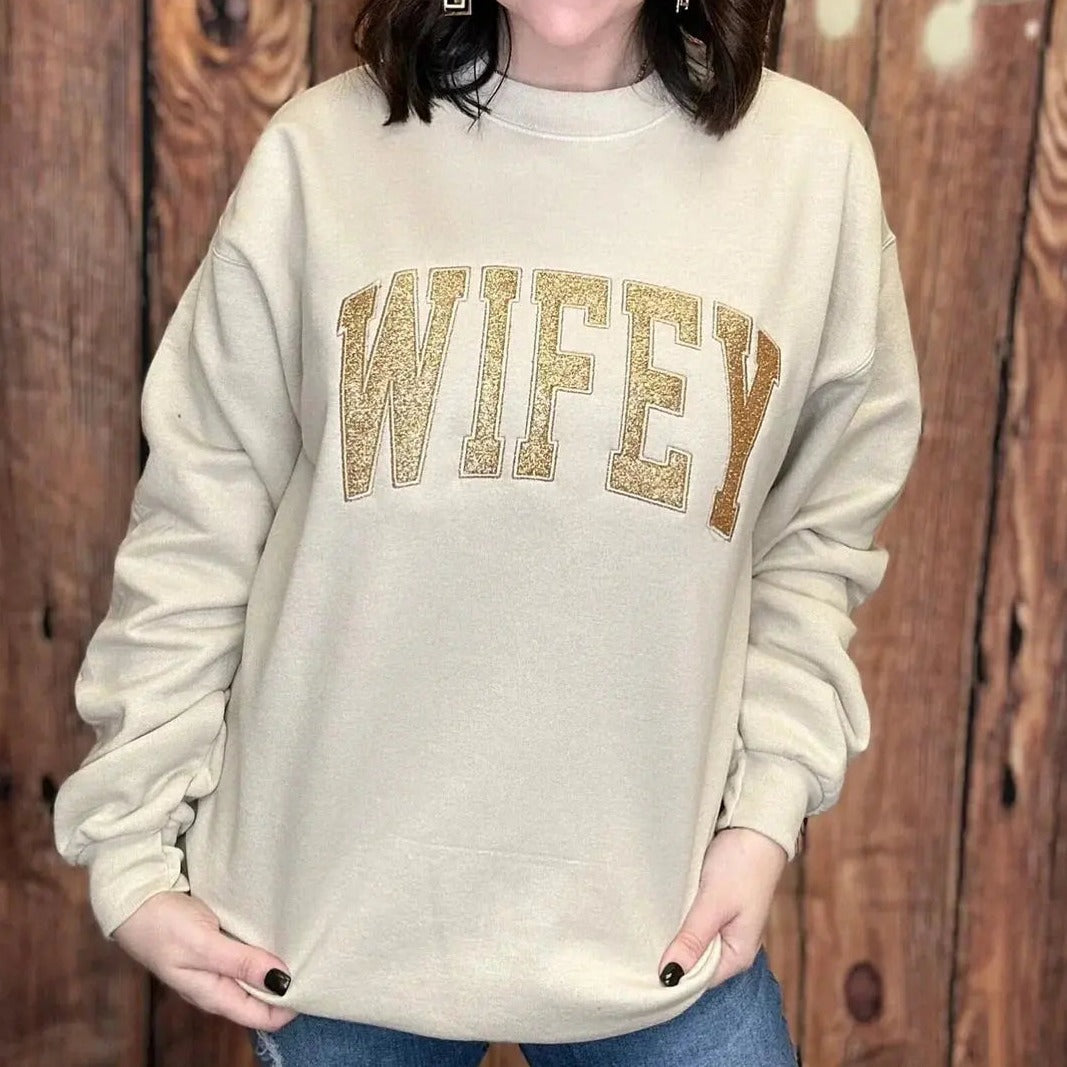 Unisex GlowMama sweater voor Moederdag, met subtiele glitter en namen