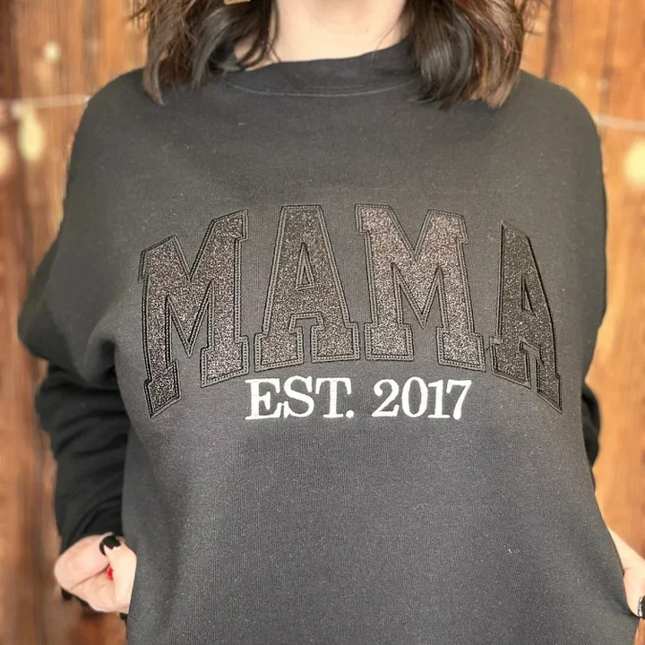 Gepersonaliseerde GlowMama hoodie, perfect Moederdag cadeau met speciale namen