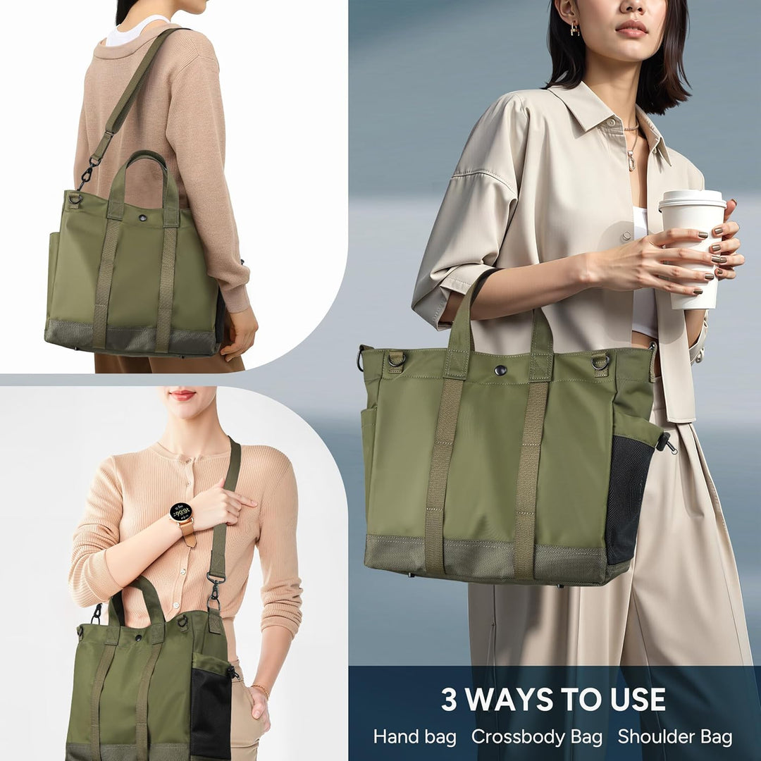 Georganiseerde & stijlvolle MetroCarry unisex laptop schoudertas, grijs, perfect voor elke zakelijke professional.